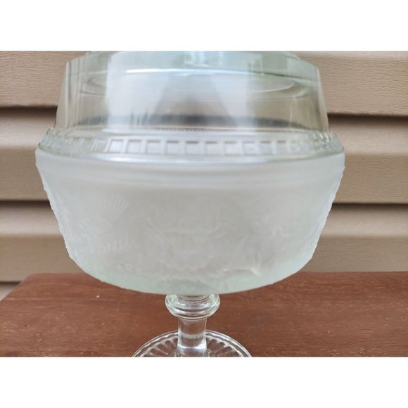 L G Wright Westward Ho! Pioneer Tippecanoe 11" Covered Compote - Picture 5 of 10